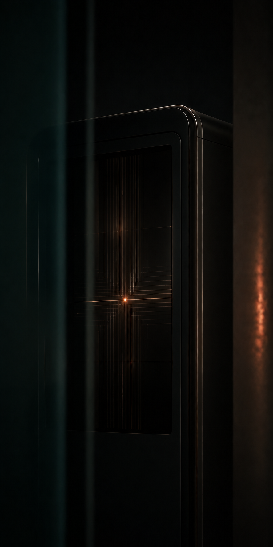 An atmospheric AVYRE concept in smoked glass, wood and satin metal